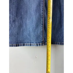 Levis 526 Slender Bootcut Jeans Medium Wash Blue Double Button Mid Rise Denim thumbnail 4