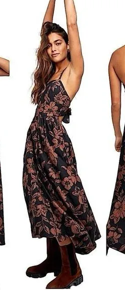 FREE PEOPLE Perfect Sundress‎ Black thumbnail 1