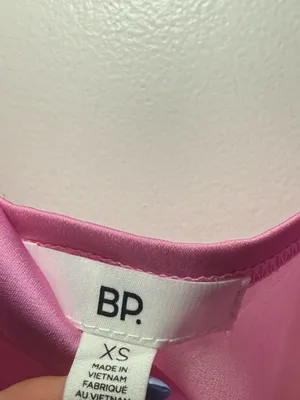 BP Cocktail Satin Mini Slip Dress Pink Orange Ombre XS thumbnail 3