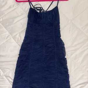 Tiger Mist Mini Dress- Navy M thumbnail 3