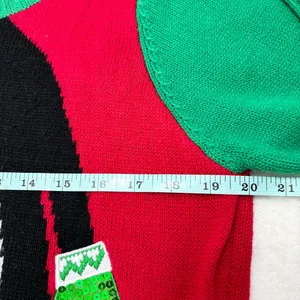 UNITED STATES SWEATERS Penguin Holiday Christmas Xmas‎ Tunic Sweater Women L thumbnail 6