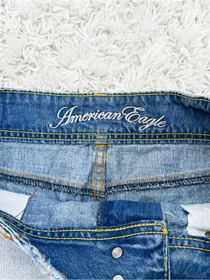American Eagle Outfitters Light Blue Denim Mini Skirt thumbnail 5
