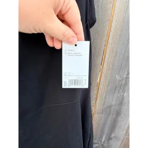 FLX $55 NEW Women's Affirmation Strappy Flounce Active Wear Dress in Black Lg thumbnail 3