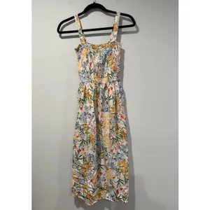 Liberty Love Midi Dress XS Coastal Floral Cottage Preppy Travel Euro Summer thumbnail 2