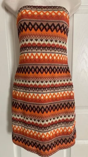 SHEIN Boho Strapless‎ Dress Size Large thumbnail 1