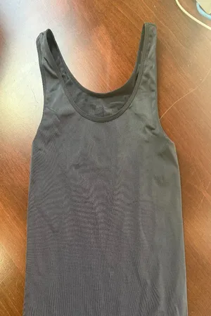 Gilligan & O'Malley Slate Grey Seamless Compression Slimming Tank Top Size Mediu thumbnail 1
