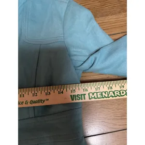 Retro Mod‎ Quiet Luxury Classic Anthropologie Tulle Wool Peacoat Tiffany Blue S thumbnail 5