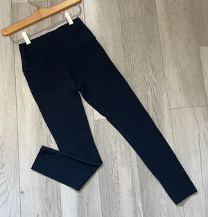 Splits59 Airweight Leggings dual high waist womens Navy Blue xsmall workout thumbnail 1