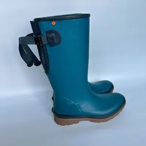 BOGS Women's Size 6 Amanda II Tall‎ Rain Boot Teal Blue Outdoors Gardening Farm thumbnail 8