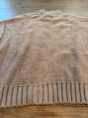 Lucky Brand Brown Cable Mock Neck Sweater Size Small - C33-046 thumbnail 6
