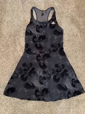 Adidas Women's Floral Graphic Racerback Athletic Dress thumbnail 1