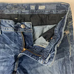 Miss Me size 31 mid rise easy boot jeans embroidered cowgirl western rodeo blue thumbnail 12