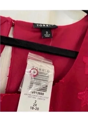 Torrid Magenta Star Midi Dress thumbnail 6