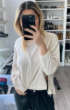 Raw Hem Sweater thumbnail 2