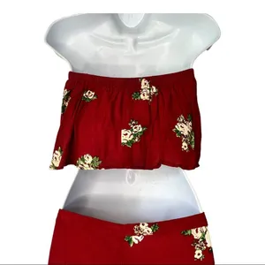 Stone Brigade Two‎ Piece Shorts Set Red thumbnail 4