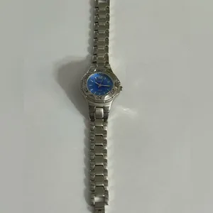 Panama Jack Women’s Silver Link and Blue Face Water Resistant Watch thumbnail 3
