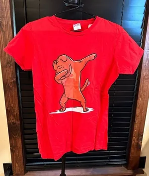 Vintage Port and Company Dog Dance Graphic T Shirt Medium thumbnail 1