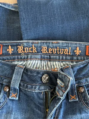 Rock Revival Gwen Boot Cut Dark Wash Jeans 28 thumbnail 10
