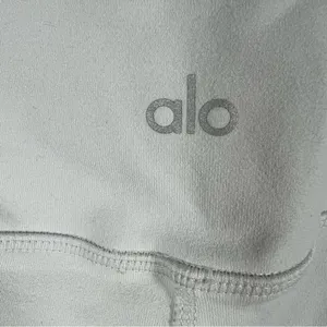 Alo Yoga Light Grey‎ Mid Rise Moto Leggings thumbnail 5