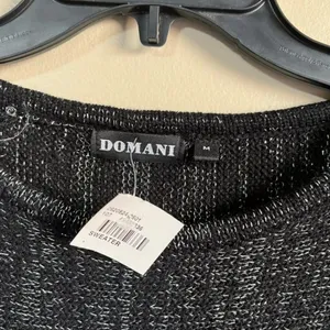 NWT Domani medium sweater‎ Gray thumbnail 3