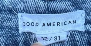 Good American High Rise Straight Leg Jeans thumbnail 3