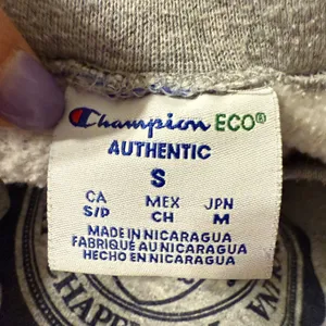 Vintage Champion Gray North Carolina Men's Sweater thumbnail 2