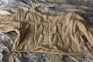 Pink Garage Cropped Sweater thumbnail 1