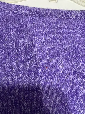 AQUA Cashmere 100% Cashmere Rolled Edge purple Sweater size M thumbnail 14