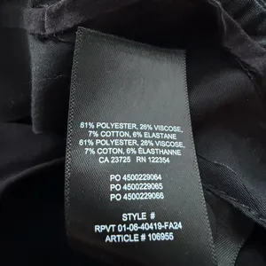 Aritzia Babaton black straight pants 6 thumbnail 5