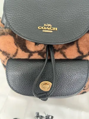 Coach X Jennifer Lopez Pennie Backpack 22 In Signature Shearling thumbnail 4