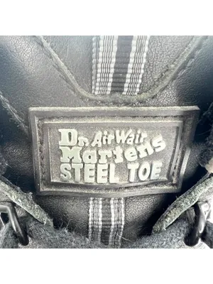 Dr. Martens 8877 Steel Toe Black Work Boots Size 4 US 6 England Made Vintage thumbnail 11