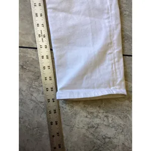 Acne Studios Row White Straight Leg High Rise Jeans Size 24/32 Made in Italy thumbnail 5