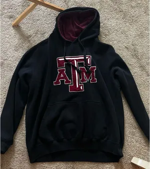 Texas A&M Hoodie Black Size XL thumbnail 1