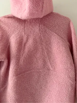 Lululemon So Sherpa Hooded Jacket in Heathered Pink Haze Size 2 Full Zip thumbnail 13