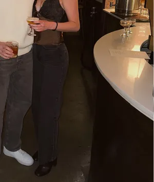 Aritzia Farrah Low rise wide leg Jeans thumbnail 7