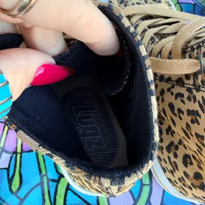 Lugz Hayden Hi Top Sneakers Womens 8 Leopard Print Tan Black Retro‎ Streetwear thumbnail 9