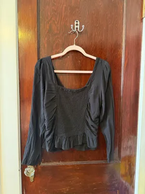 H&M Blouse Black thumbnail 3
