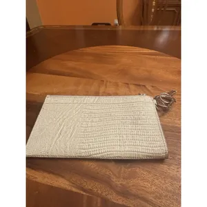 Oventure Key Ring Credit Card Holder Clutch Purse White 7" X 5" thumbnail 2