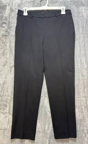 MNG Mango Women's Black Straight Leg Dress Pants Trousers Size 10 thumbnail 1