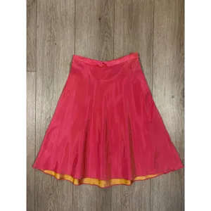 Vintage Michaelangelo Pink Iridescent Circle Skirt Made in USA Size 4 High Waist thumbnail 6