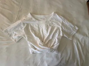 Aerie Short Sleeve Wrap Shirt thumbnail 3