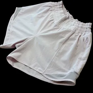 Lululemon Hotty Hot Shorts Women 4 Pink Lined Square Dot Athletic Running *flaw* thumbnail 2