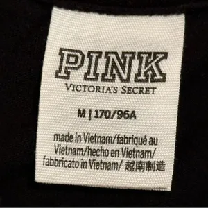 PINK Victoria's Secret Floral Logo Split-Back Tie Tank Size Medium (M) thumbnail 6