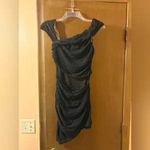 Majorelle Audrina Mini Dress in Black Star Print thumbnail 5
