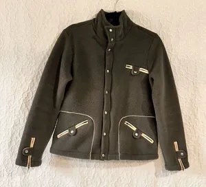 Burton Jacket Size M Women's Zip Up Fleece Green Vintage Jacket Outdoor Warm thumbnail 1