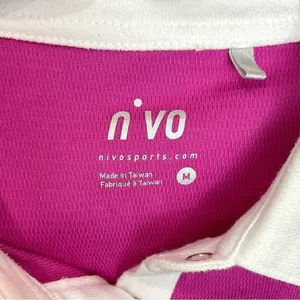 Nivo Purple Sleeveless Golf Polo Snap Front Ladies Sz Med Collared Shirt Top thumbnail 2