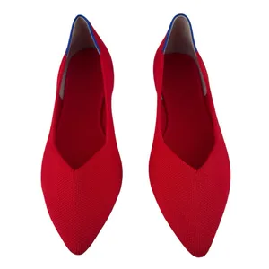 Rothy’s The Point Flats Regular Width Pointed Toe Holiday Festive Size 9 NWOT thumbnail 3