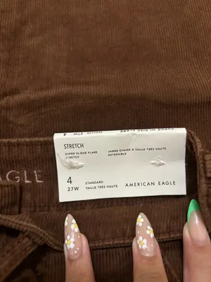 NWT American Eagle Brown Corduroy Flares thumbnail 6