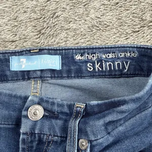 7 For All Mankind The High Waist Skinny Ankle Women's 27 thumbnail 6