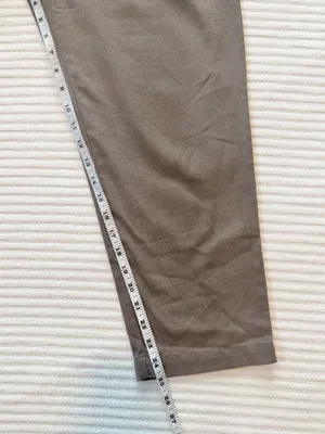 In Loom Linen Blend V-Neck Jumpsuit in Mushroom NWT thumbnail 9